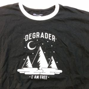 Champion Graphic T with White Trim, Size XL